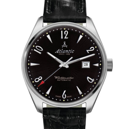 Worldmaster Art-Déco Automatic Bico Black – Atlantic Watches