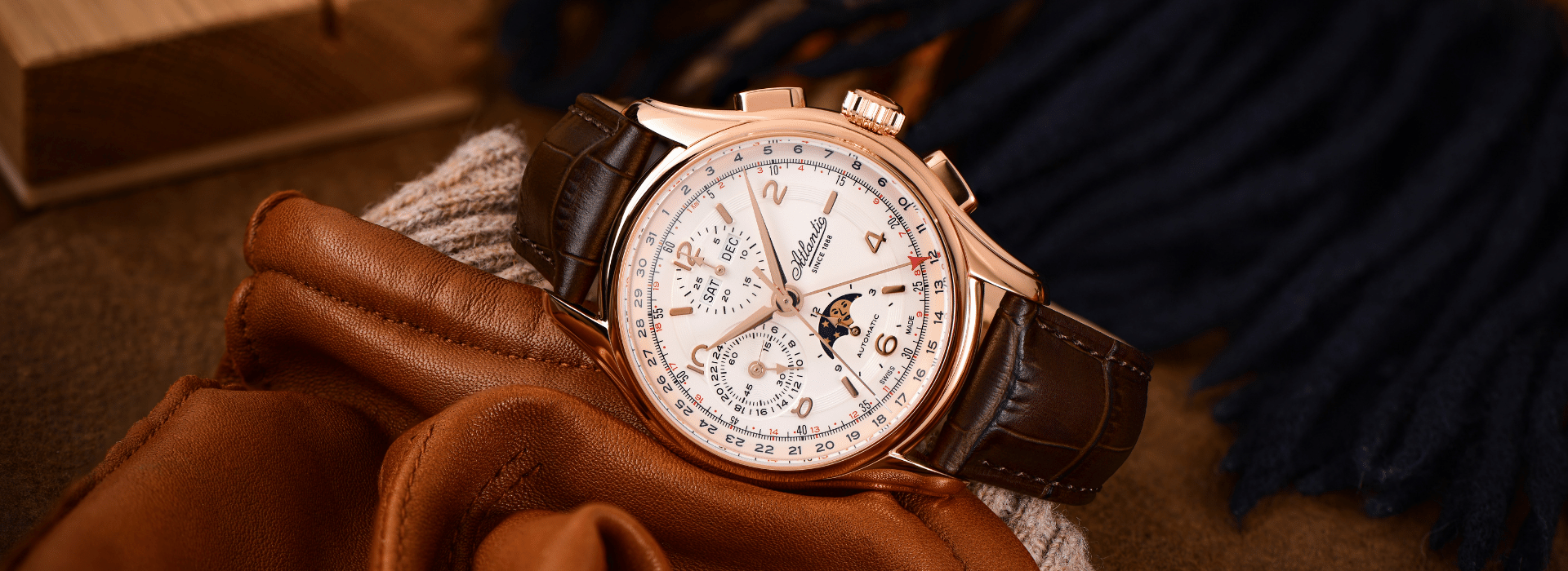 Atlantic Watches Since 1888 - Worldmaster Moonphase LE