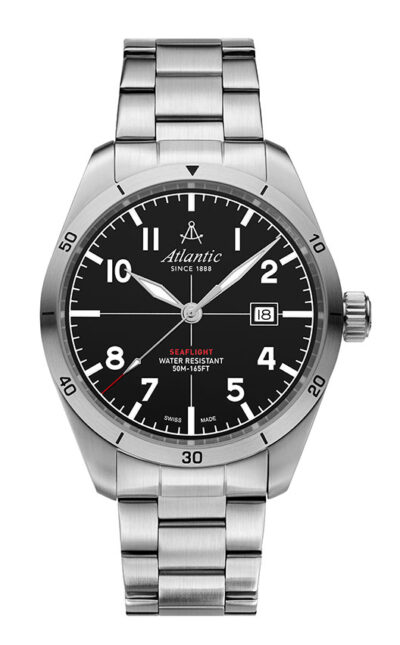 Seaflight New Edition Gents Black Steel