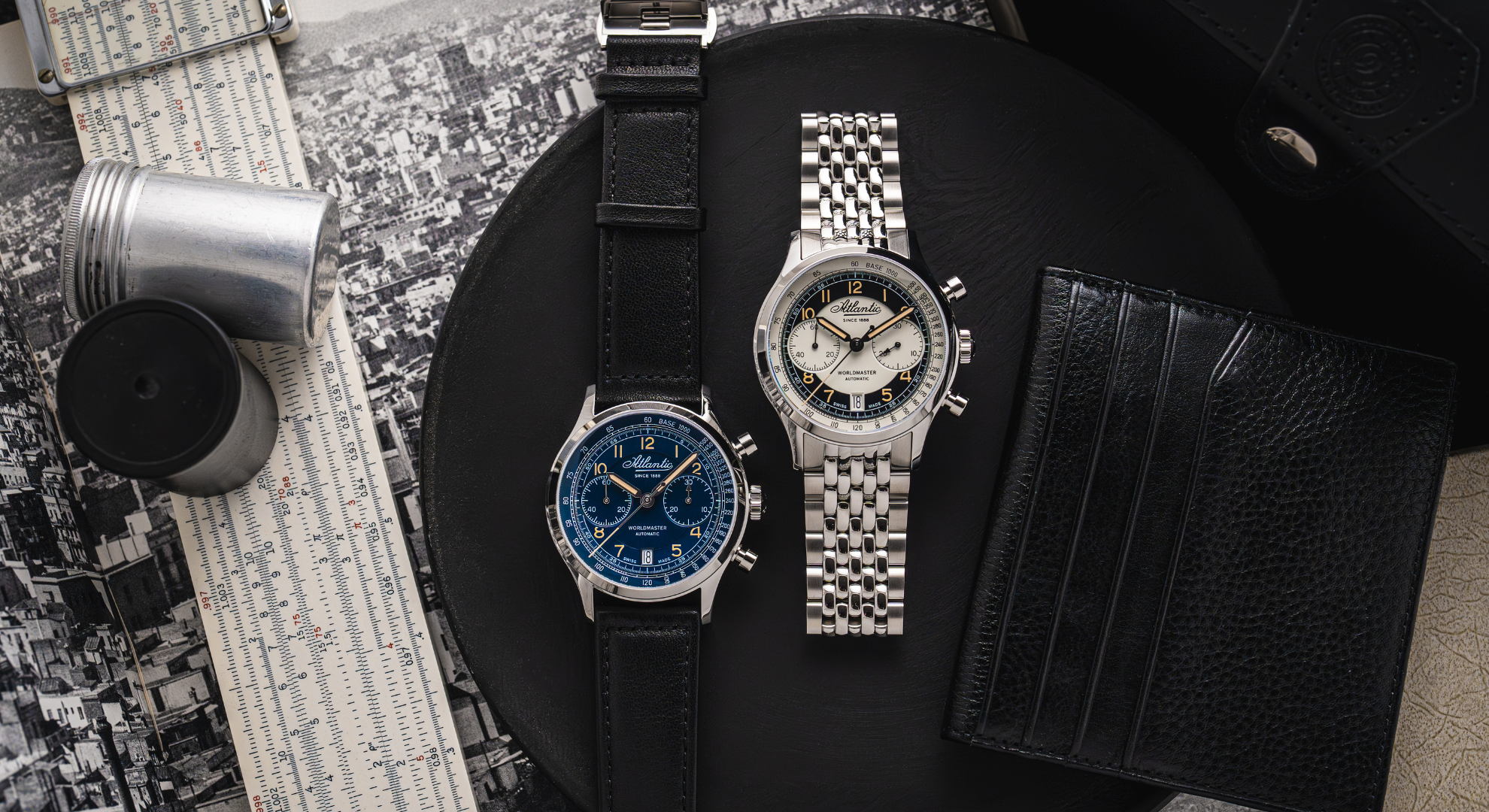 Atlantic Watches Worldmaster Bicompax Collection