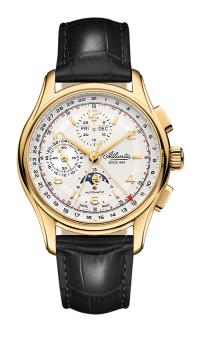 Worldmaster Automatic Moonphase Chronograph Yellow Gold | Limited Edition with Golden Movement
