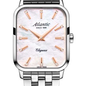Elegance Belle | Cadran en nacre sur bracelet en acier inoxydable