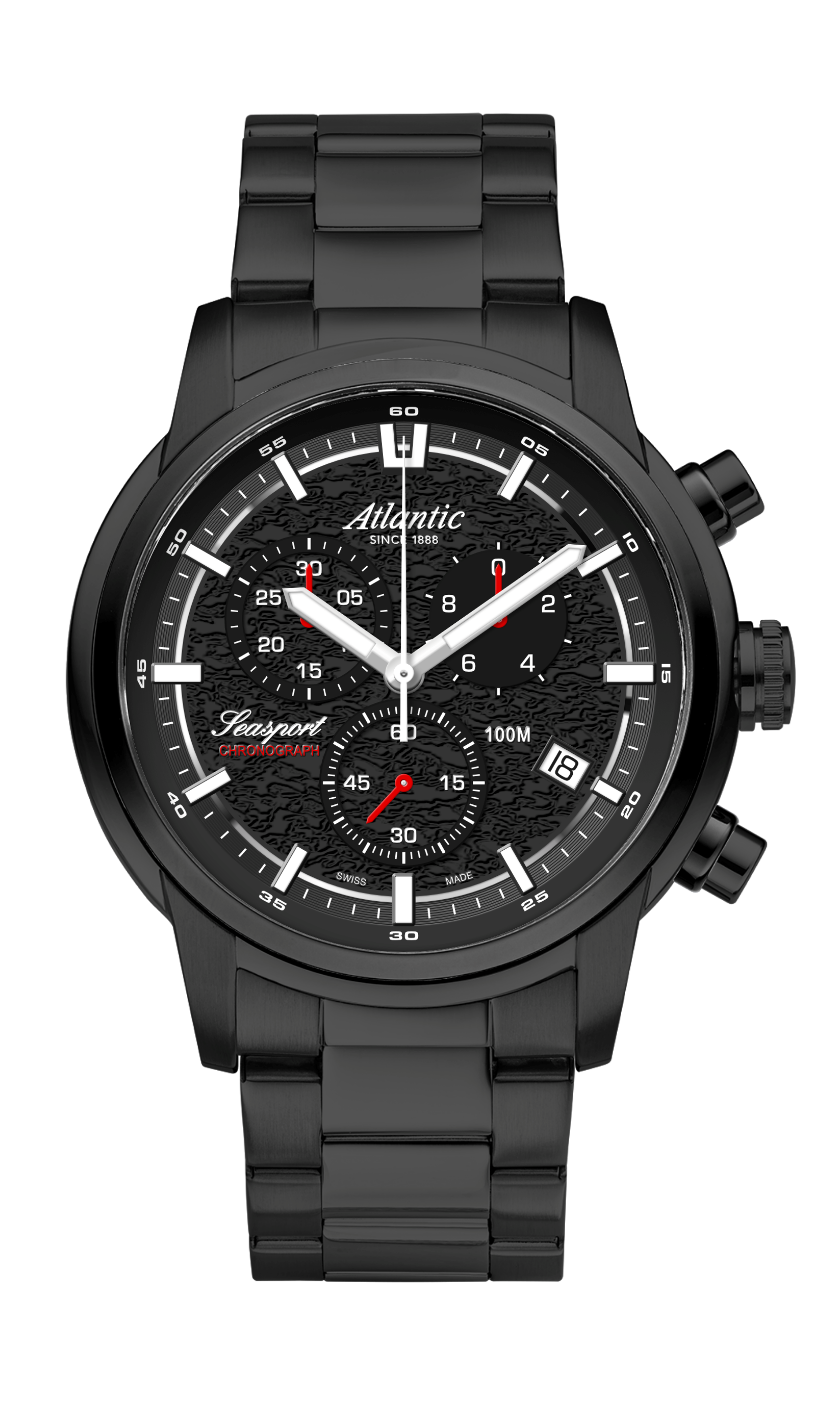 Stainless steel with black PVD coating